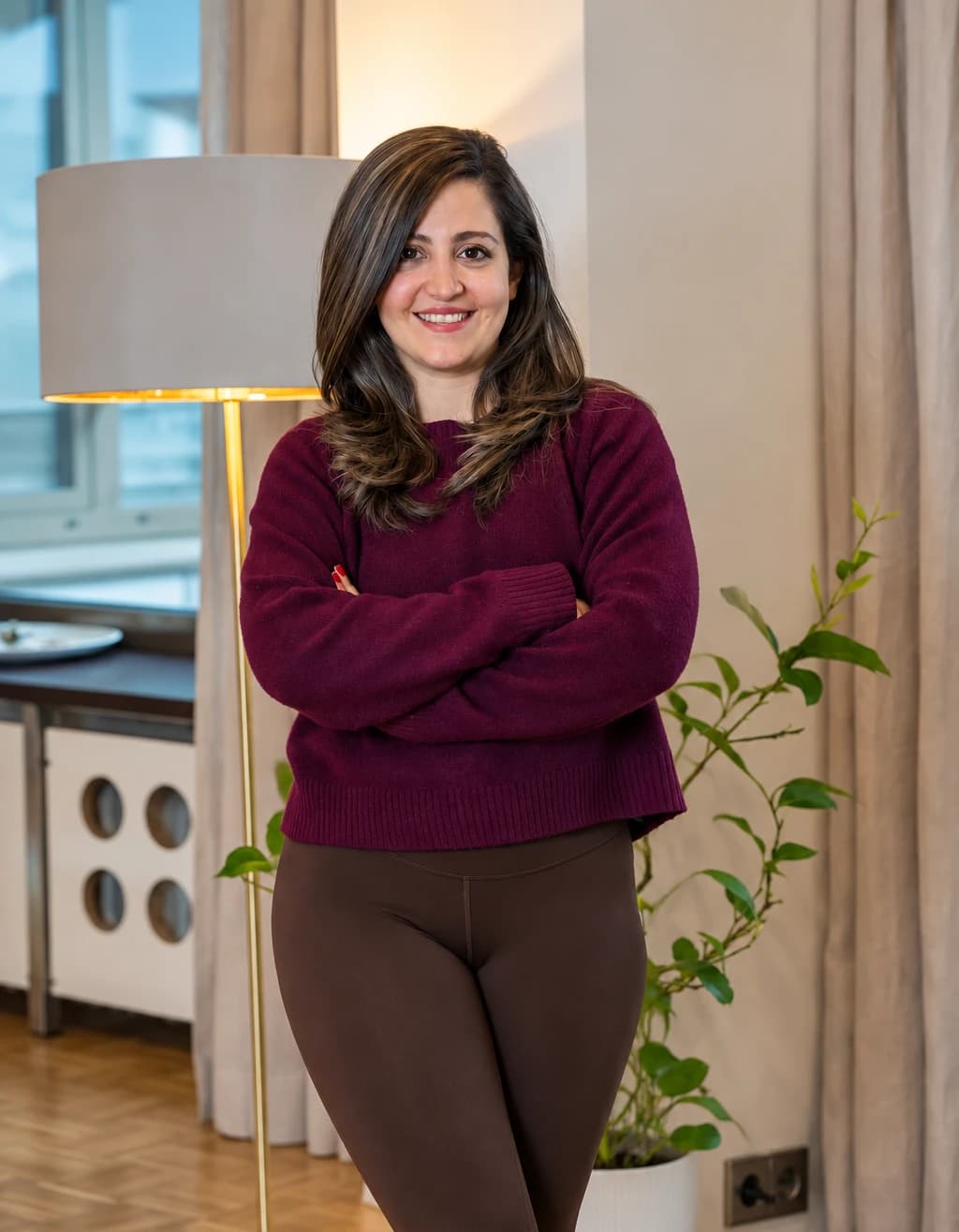 Niloo, founder of Niloodan Yoga